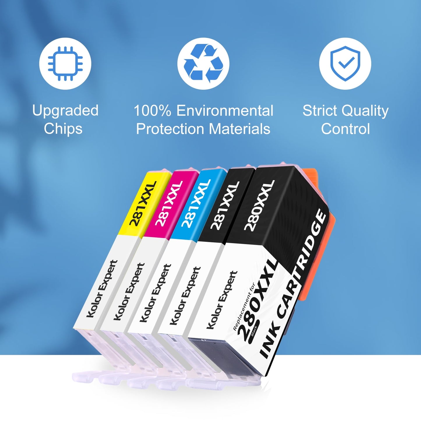 280 281 Ink Cartridges for Canon 280 and 281 Ink PGI-280XXL CLI-281XXL for TR8620a TR8520 TR8620 TR8600 TR7520 TS6120 TS6220 TS9120 TS6320 Printers