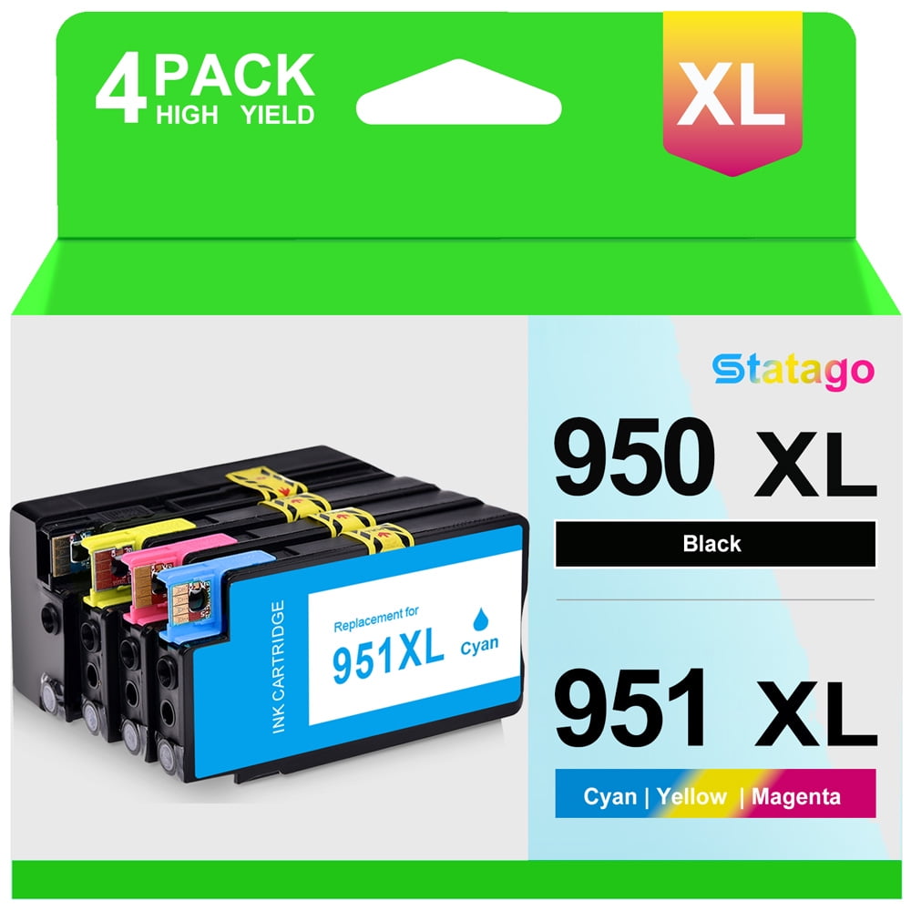 950XL 951XL Ink Cartridges for HP 950 XL 951 XL Ink Cartridge-(Cyan Magenta Yellow Black) ,4Pack