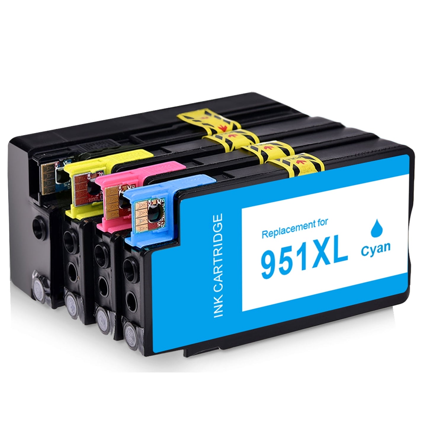 950XL 951XL Ink Cartridges for HP 950 XL 951 XL Ink Cartridge-(Cyan Magenta Yellow Black) ,4Pack